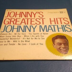 Johnny Mathis Greatest Hits Vinyl Record